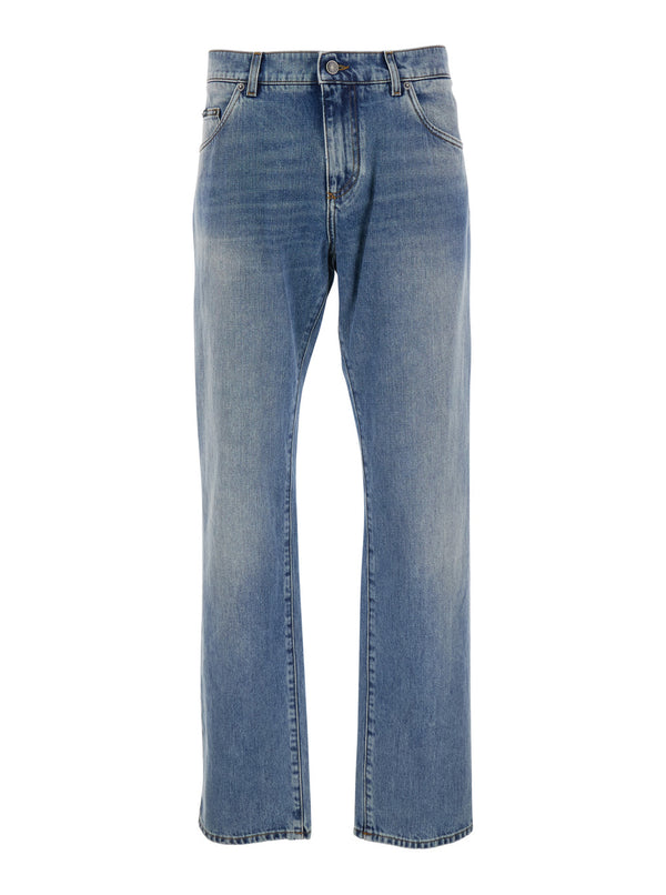 Jeans Blue Denim Cotton