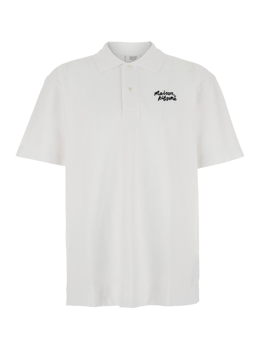 Polo Shirt White Cotton Organic T-shirts