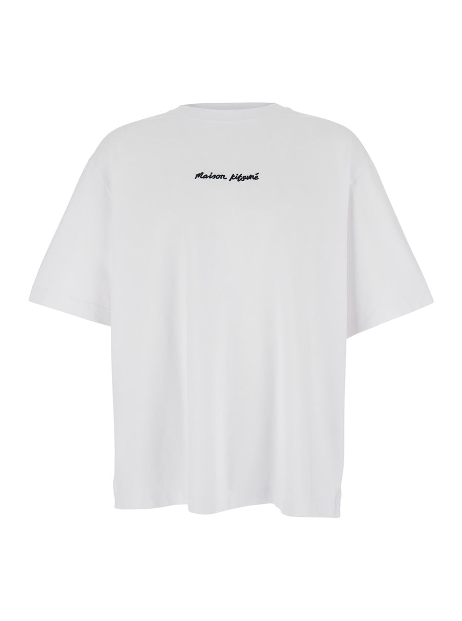 T-Shirt Logo Lettering White Cotton T-shirts