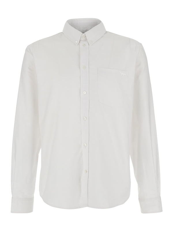 Shirt Profile Fox Regular White Cotton