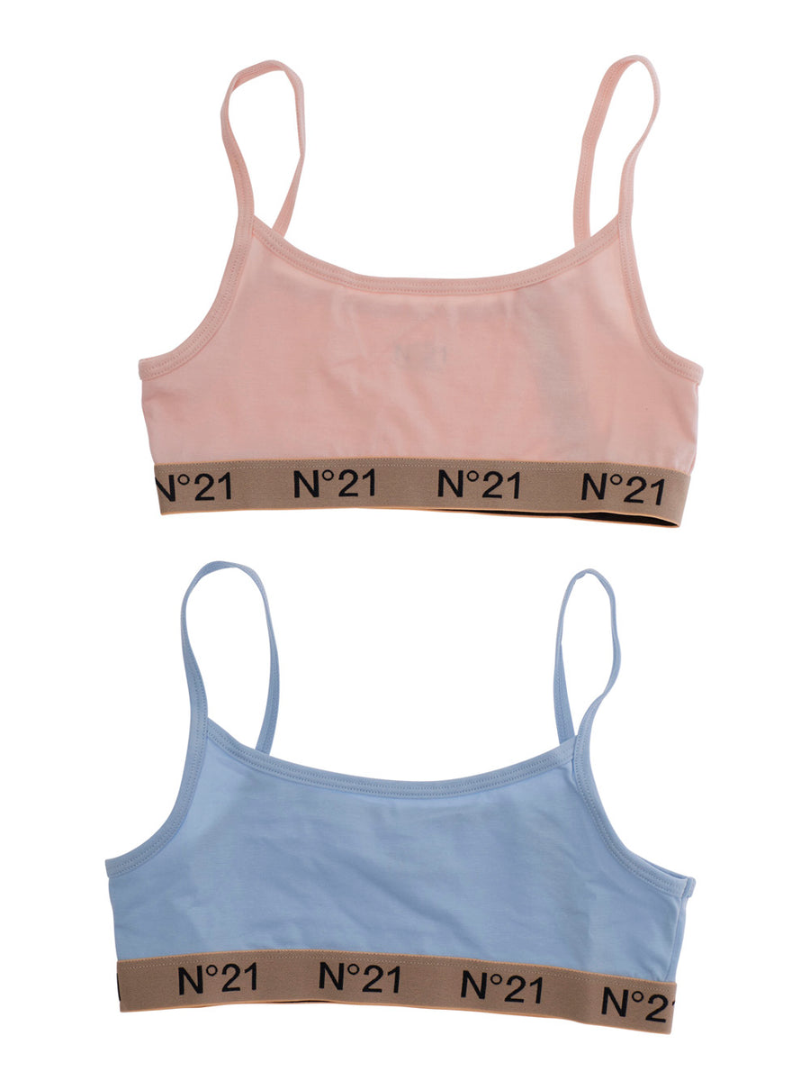 Set Of Two Tops Multicolour Cotton