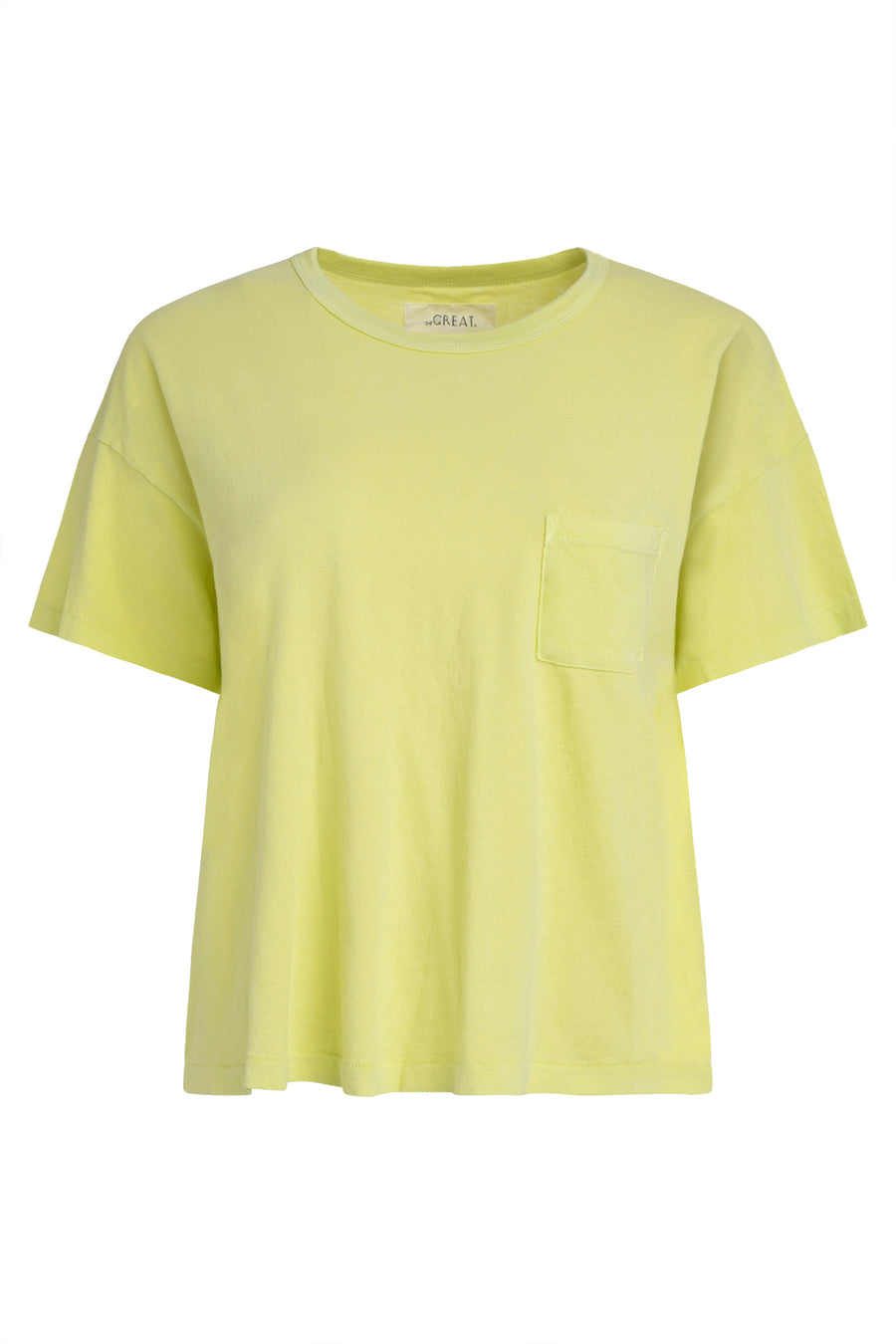 Cotton T-Shirt With Front Pocket Green T-shirts & Jerseys
