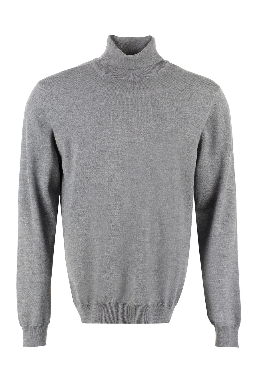 Wool Turtleneck Sweater Grey