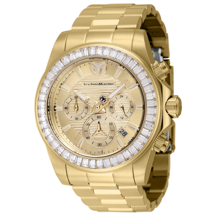 Technomarine Mens Manta Ray 42mm Quartz Watch Tm-222004 One Color Watches
