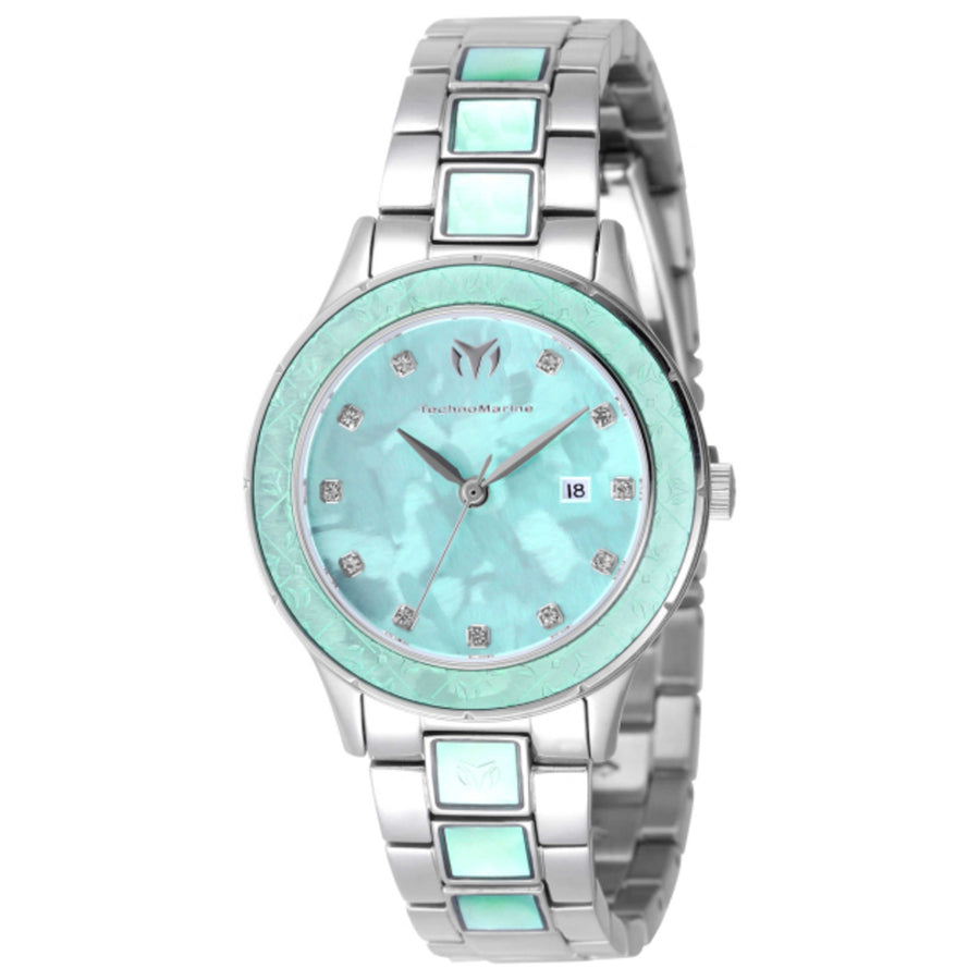 Technomarine Womens Seafoam Glow 33mm Quartz Watch Tm-725056 One Color Watches