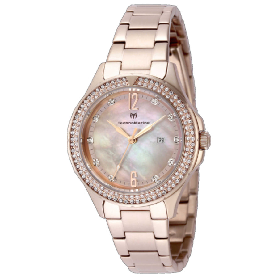 Preloved - Technomarine Womens Luna Tides 33mm Quartz Watch Tm-826009 One Color Watches