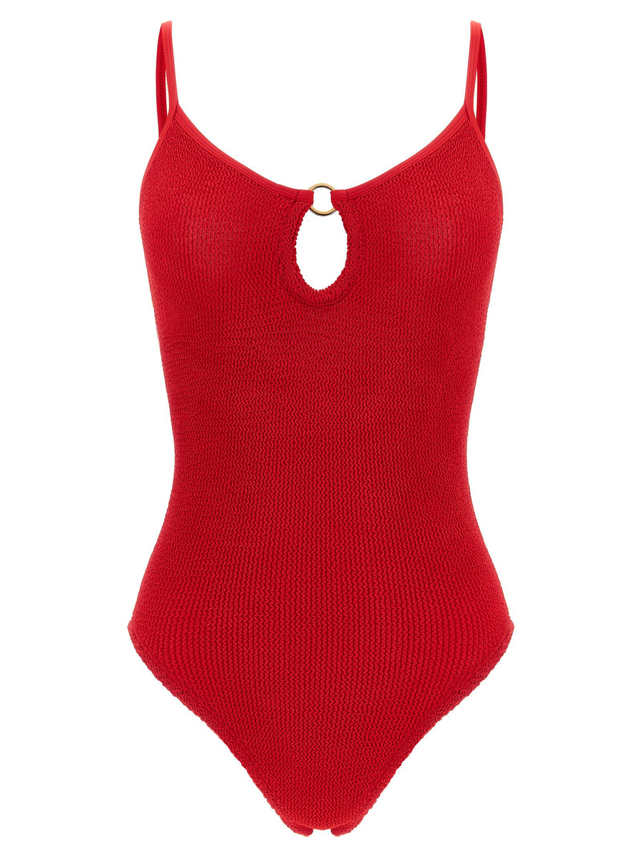Hunza G Toni Swimsuit — Red