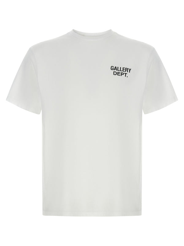 تيشيرت Gallery Dept. شعار-مطبوع قطن قميص — أبيض