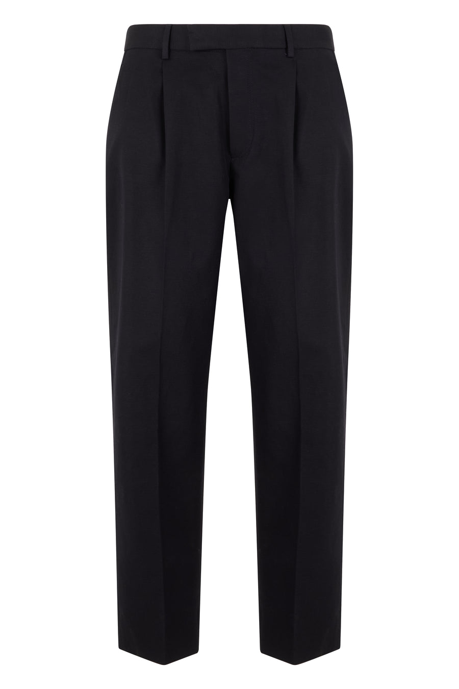 Trousers Cotton-Linen Black