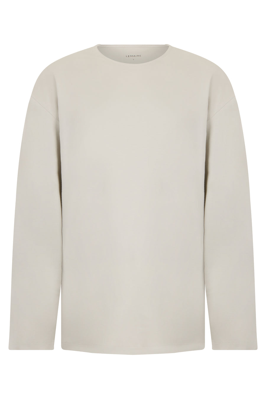 Long-Sleeve Shirt Cotton-Silk Beige T-shirts
