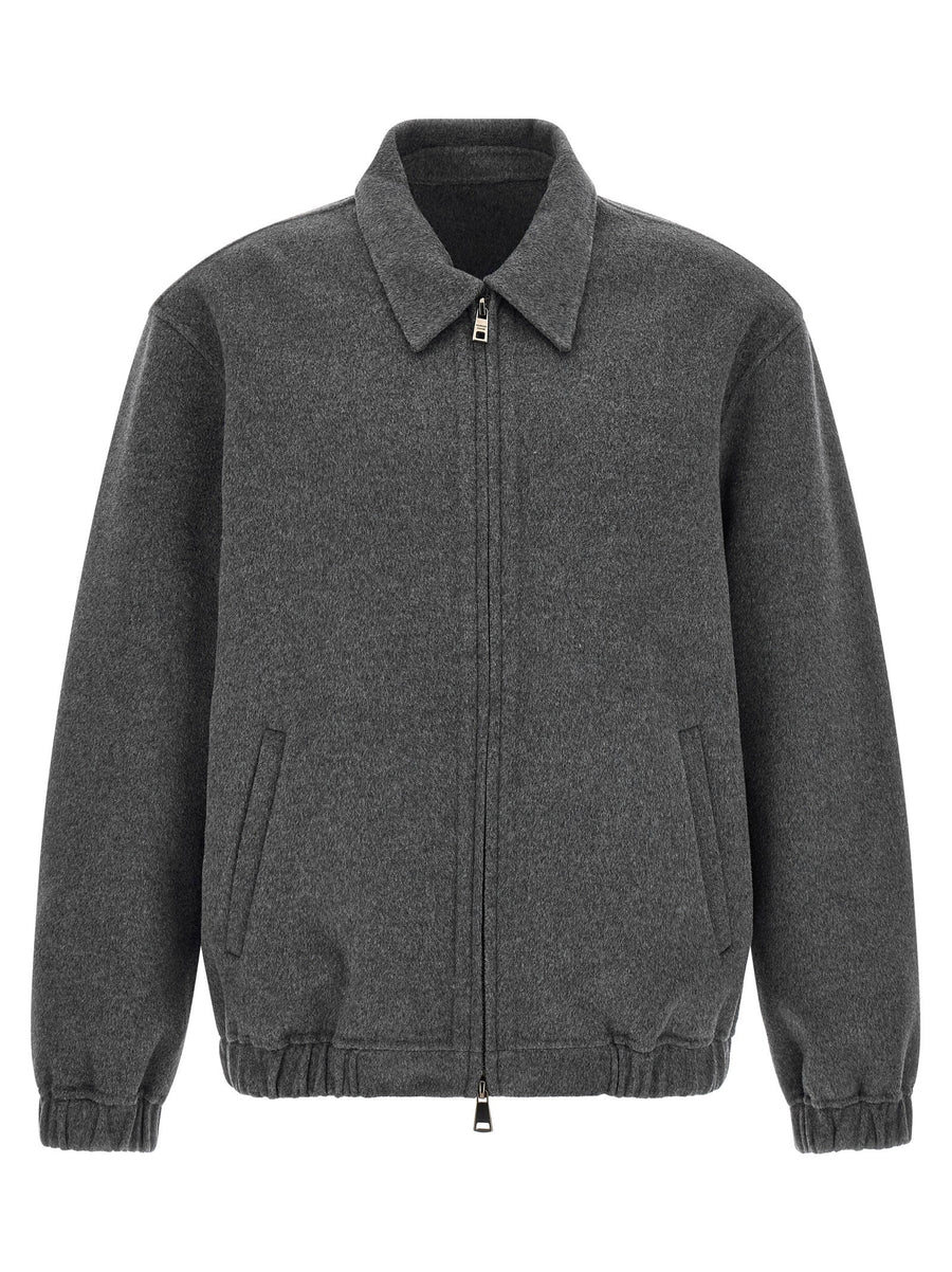 Giorgio Brato Wool and Cashmere Blend Jacket — Gray