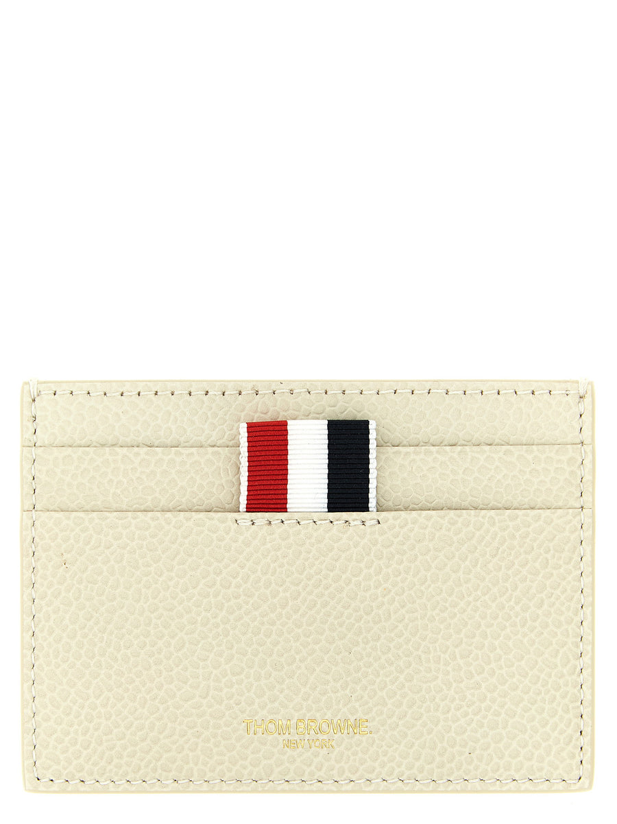 Thom Browne Hector Card Case — Cream