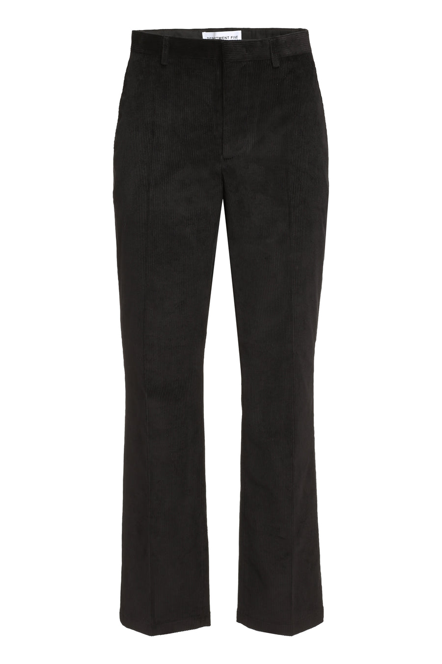 Trousers Corduroy Black Cotton