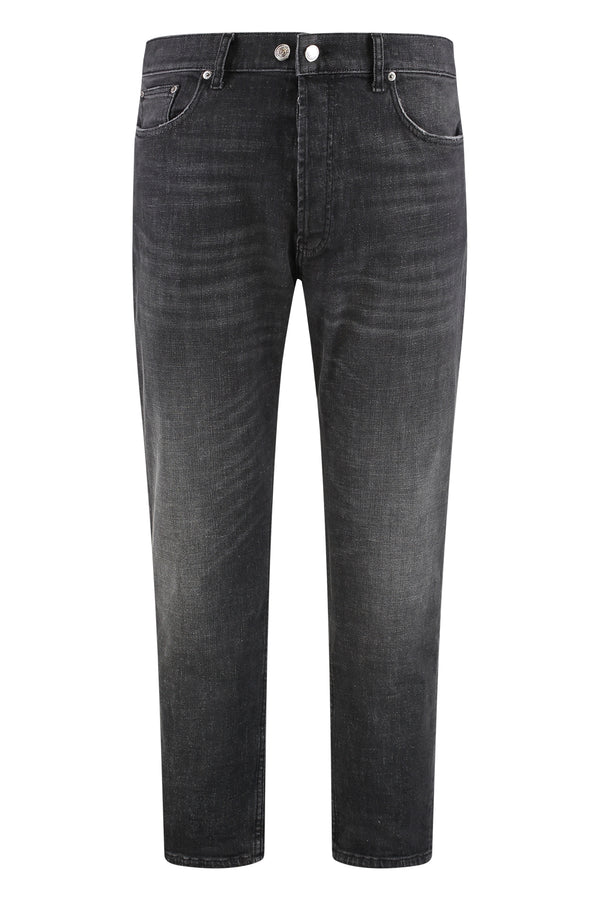 Jeans Relaxed Fit Musso Black Cotton Regular & Straight-leg