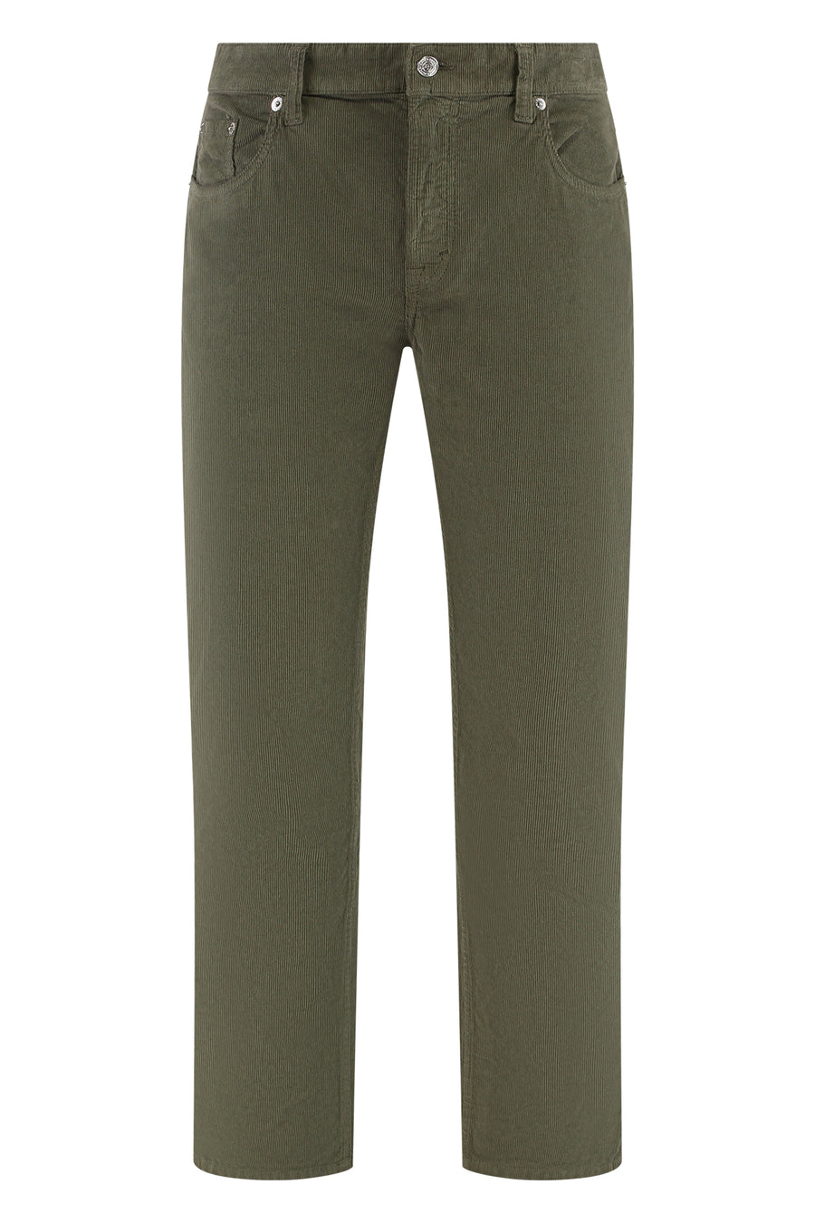 Corduroy Pants Talk Military Green Cotton Trousers