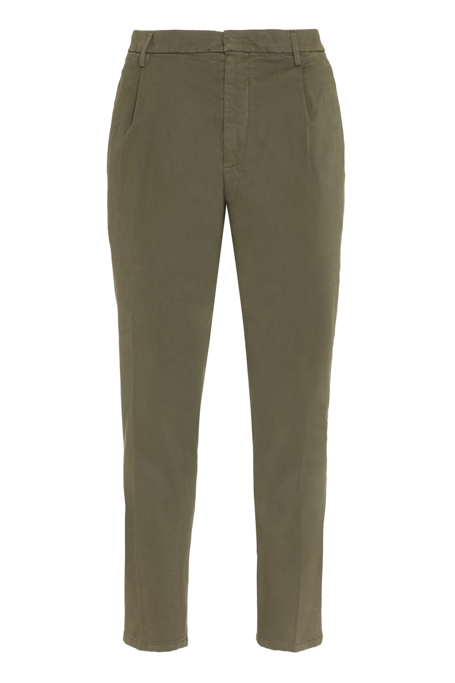 Tyler Cotton Trousers Green