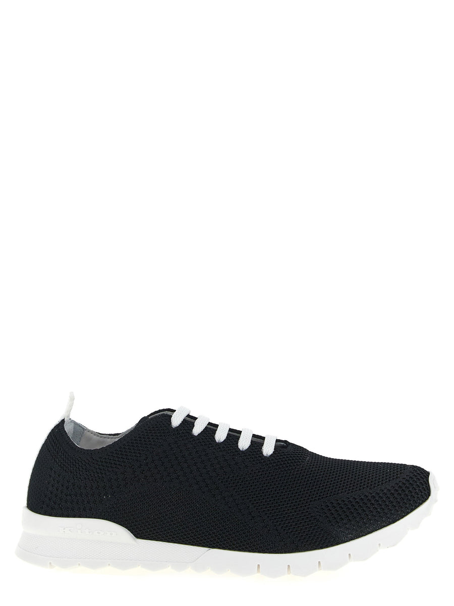 Kiton Fits Sneaker — Black