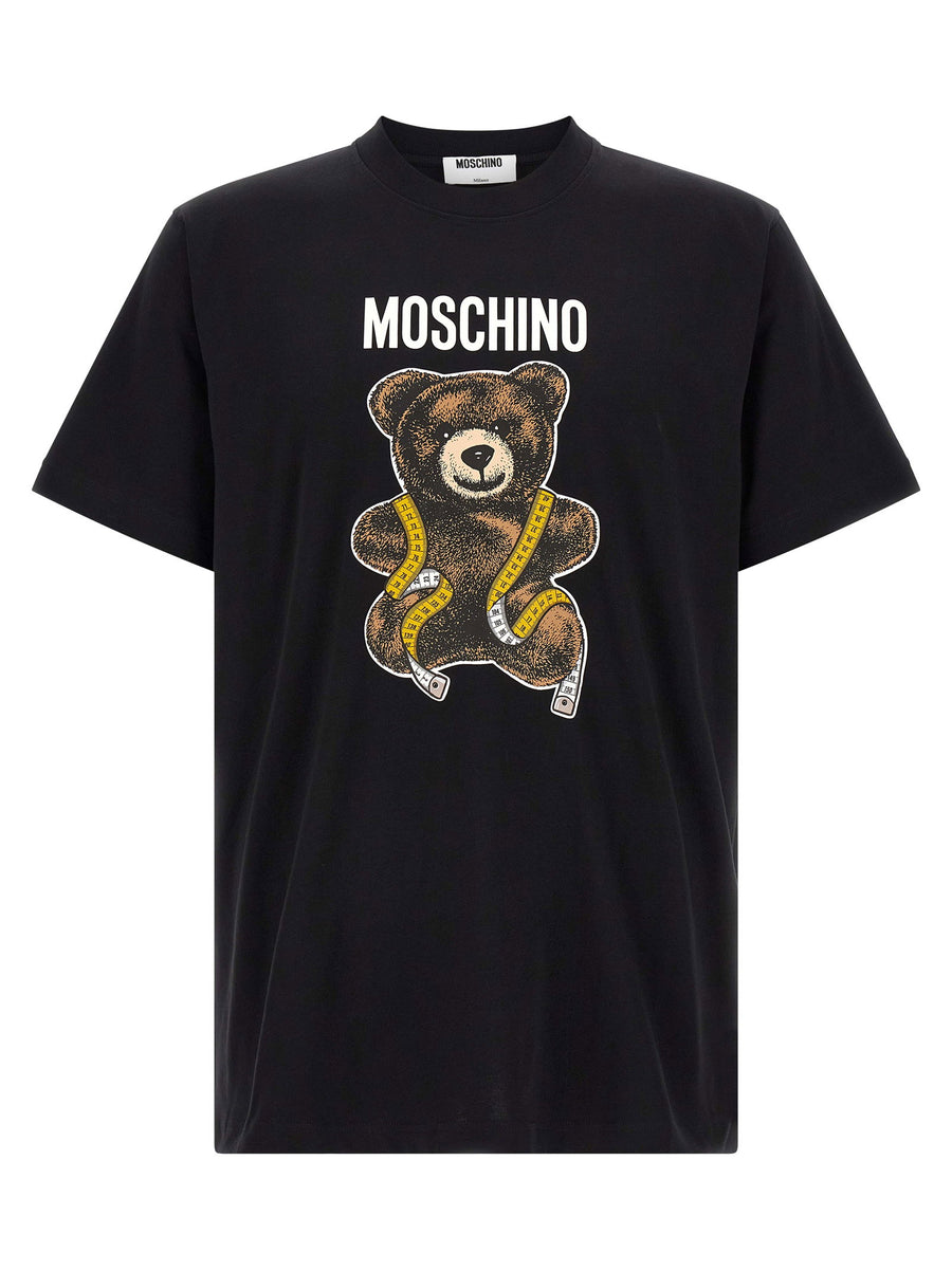 Moschino Teddy Bear Graphic T-Shirt — Black