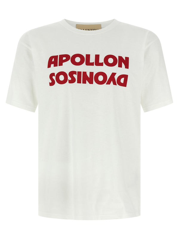 Valentino Garavani Logo-Print Cotton T-Shirt — White