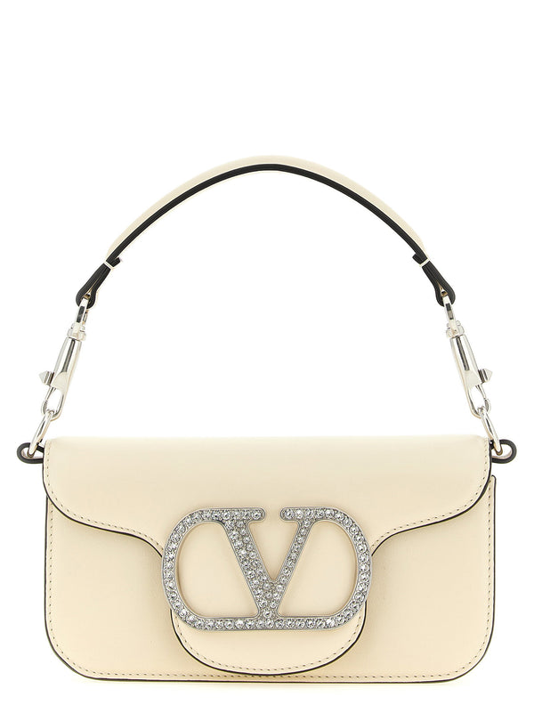 Valentino Garavani Locò Shoulder Bag — cream