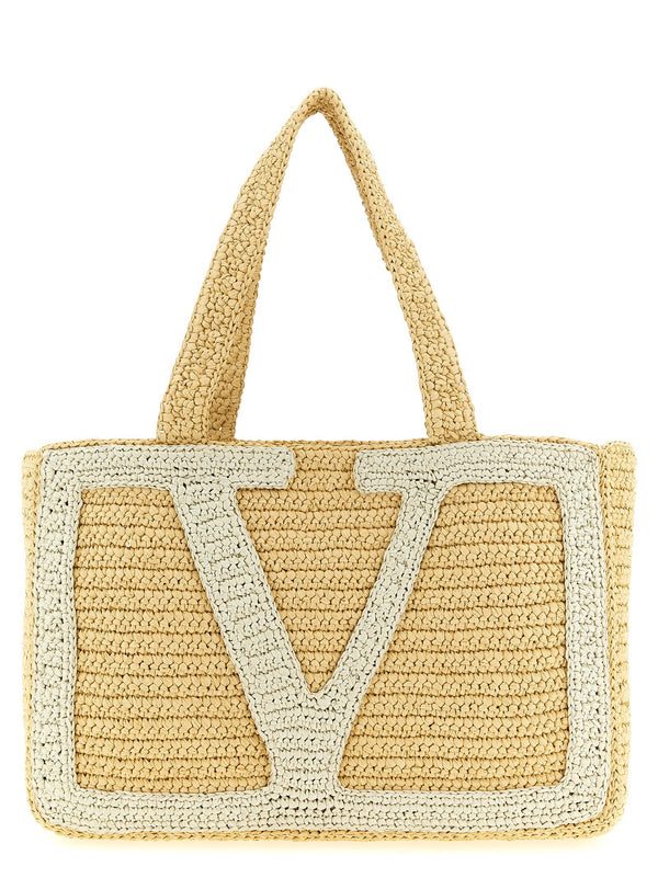 حقيبة تسوق Valentino Garavani — تان