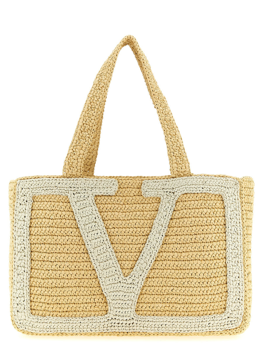 Valentino Garavani Tote Bag — Tan