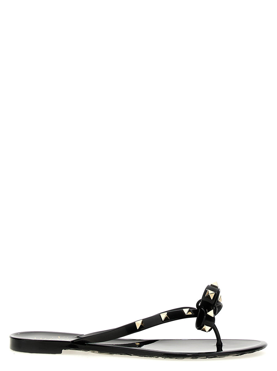 Valentino Garavani Rockstud Sandals — Black