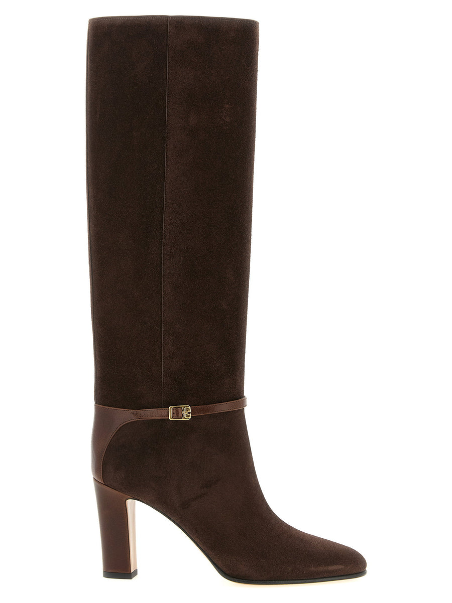 Valentino Garavani Pattie Boot — Brown