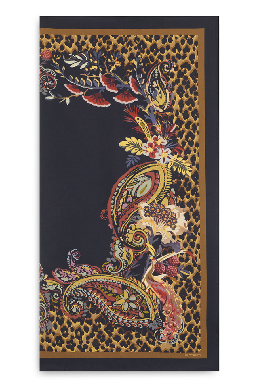 Scarf Animal-Print Silk Multicolour