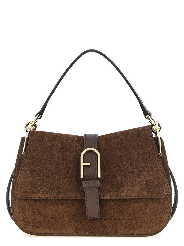 حقيبة ميني Furla فلو كتف — بني