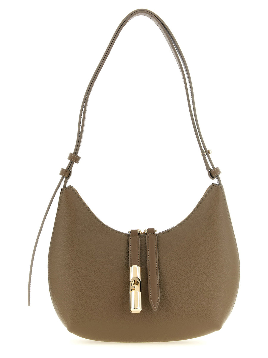 Furla Goccia S Shoulder Bag — Taupe