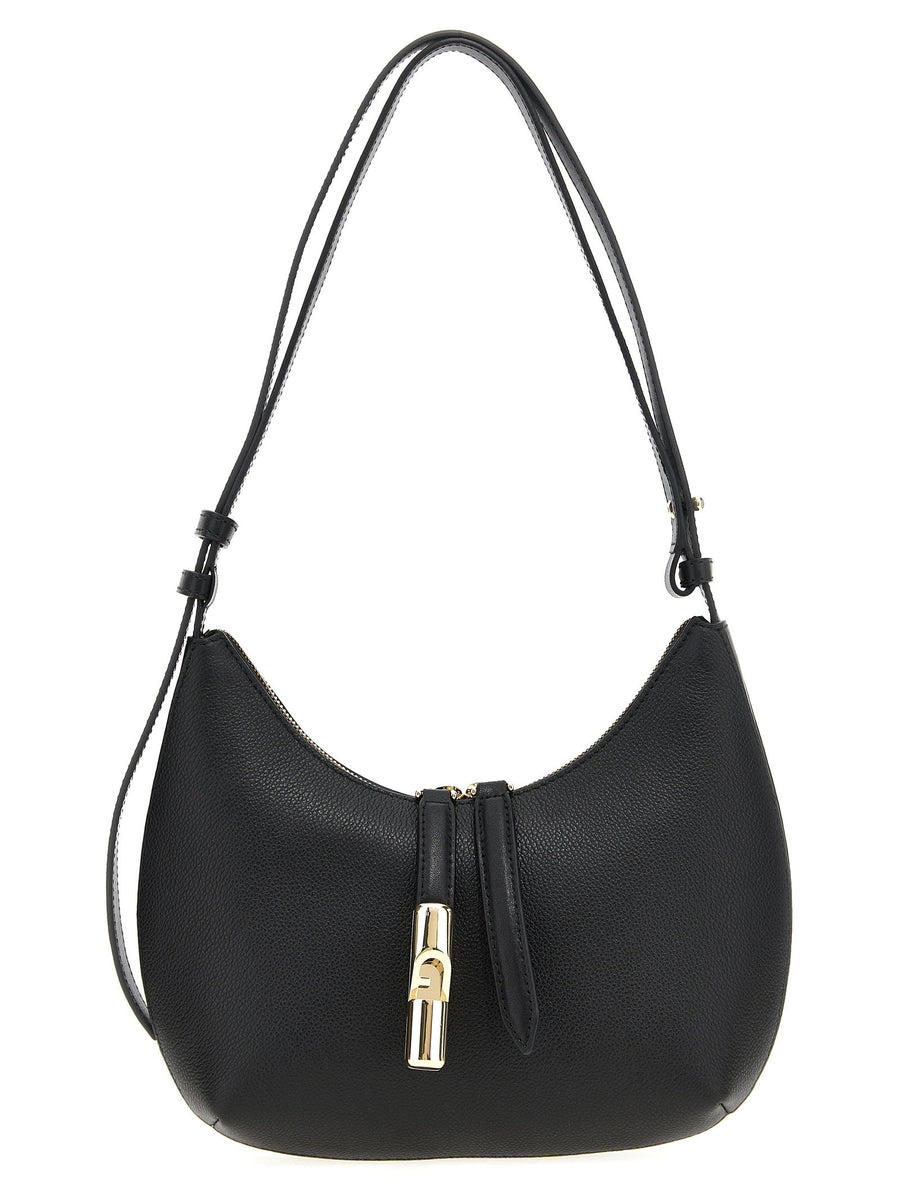 Furla Goccia Shoulder Bag — Black