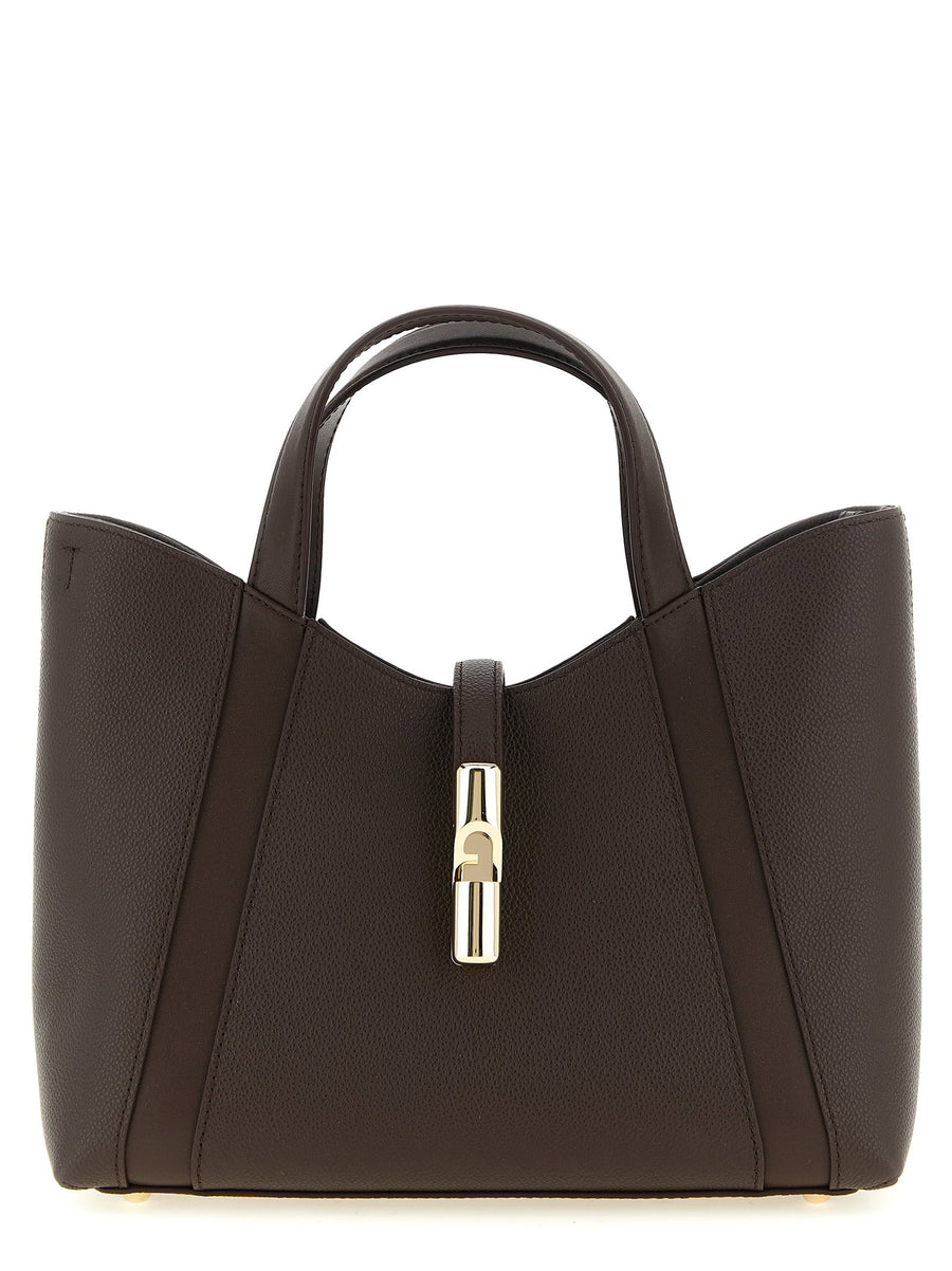 حقيبة تسوق غوتشياFurla بتصميم صغير - بني داكن