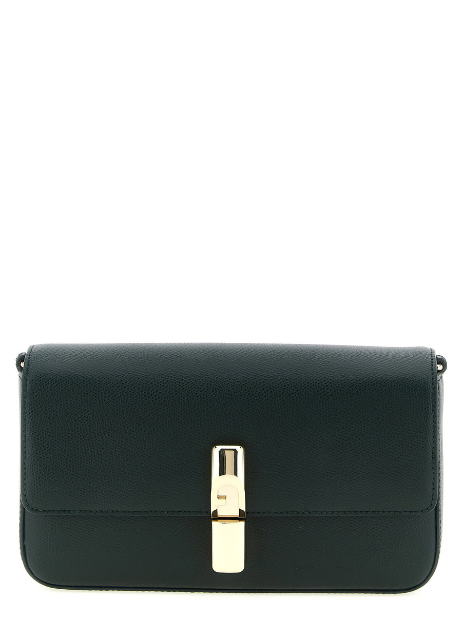 Furla Iride Crossbody Bag — dark green