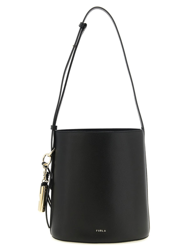 حقيبة بحر Furla روكسي بوكيت — أسود
