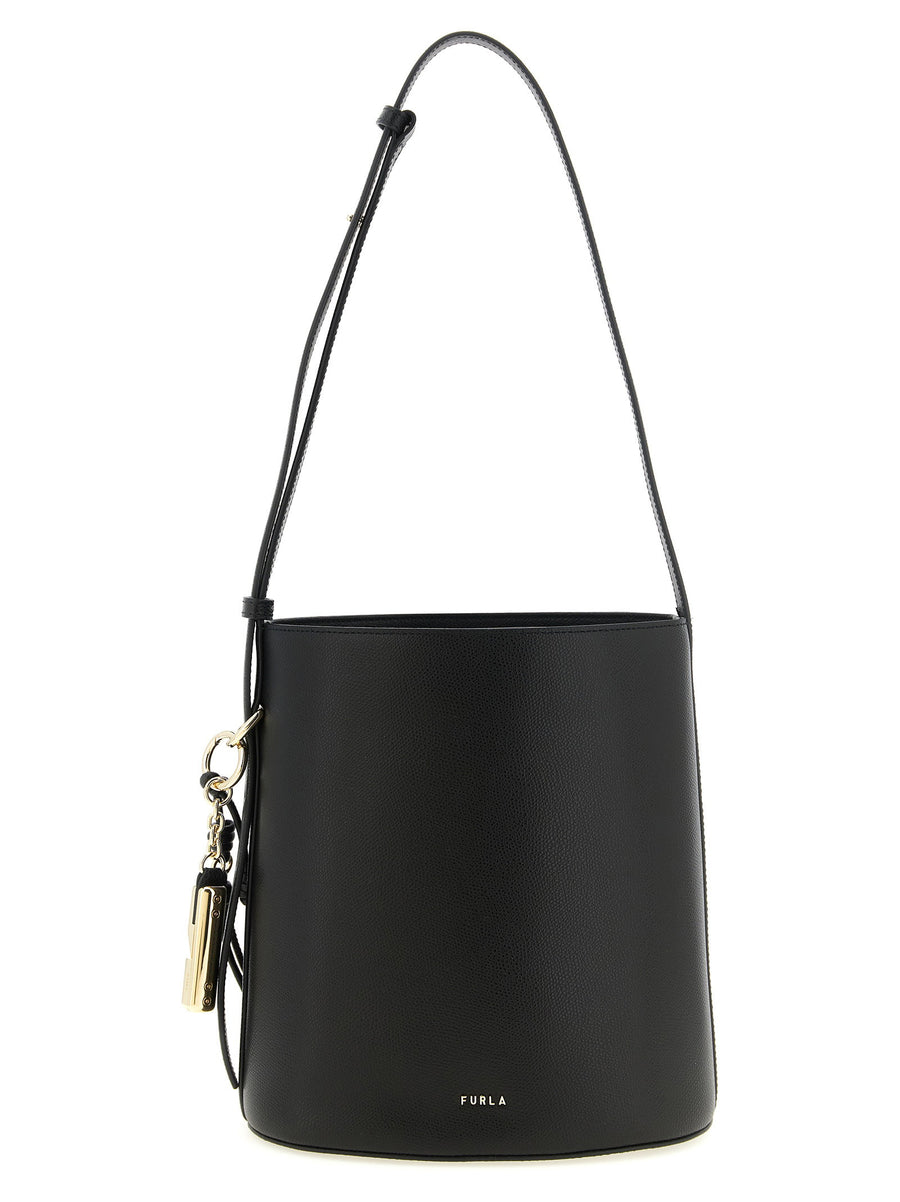 حقيبة بحر Furla روكسي بوكيت — أسود