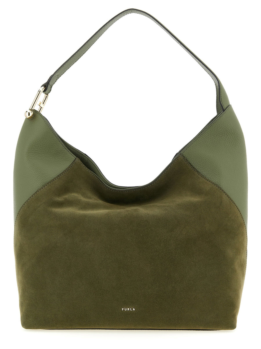 Furla Lara Shoulder Bag — Olive