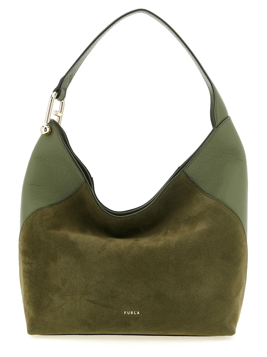 Furla Lara Shoulder Bag — Olive