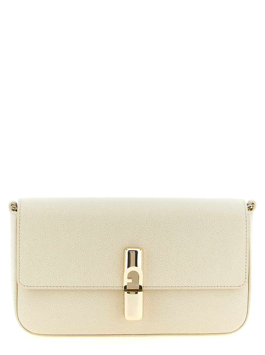 Furla Iride S Crossbody Bag — Cream