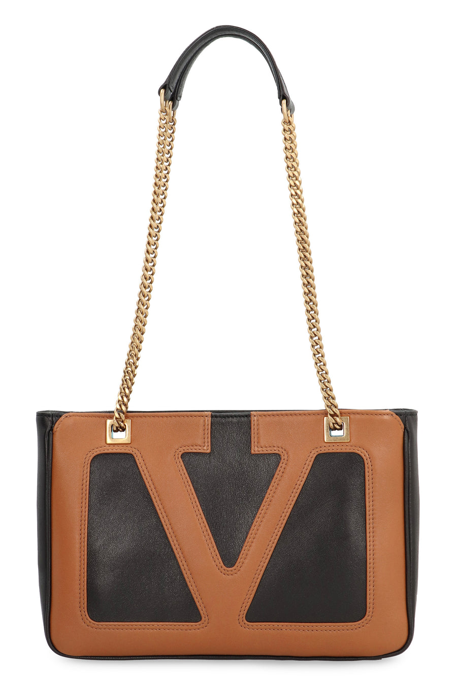 Valentino Viva Superstar Piccola Tote Bag Black Lamb Leather