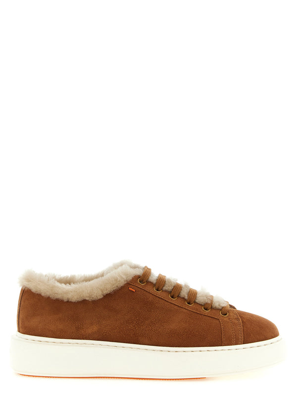 Cleanmount سنيكرز من Santoni — كونياك