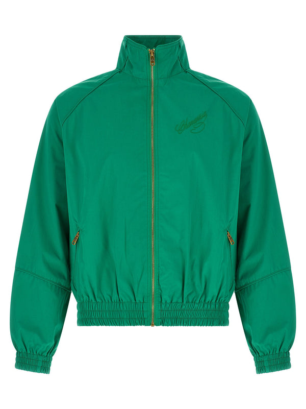 Willy Chavarria Ruff Rider Track Jacket — Green
