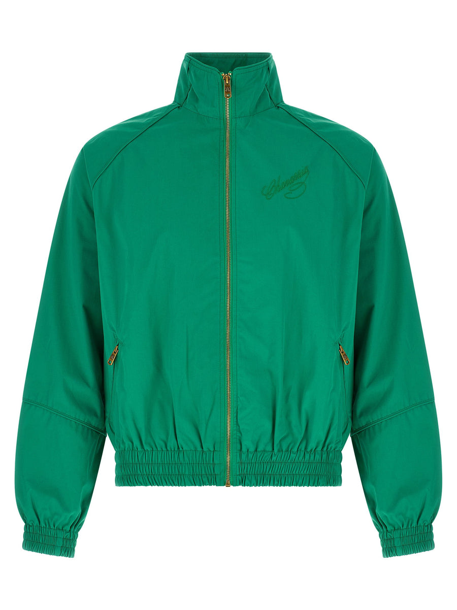 Willy Chavarria Ruff Rider Track Jacket — Green