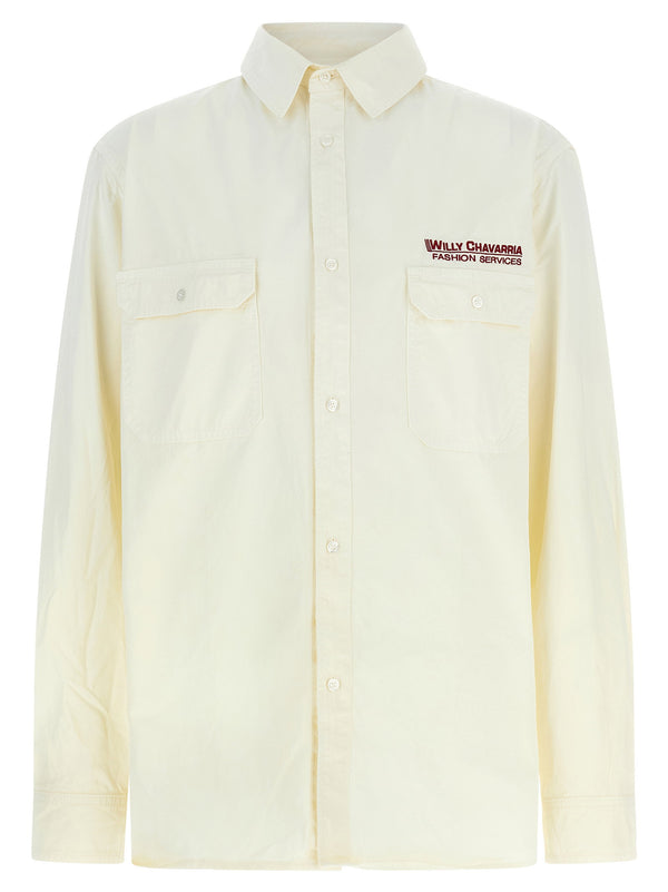 Willy Chavarria shirt in cream
