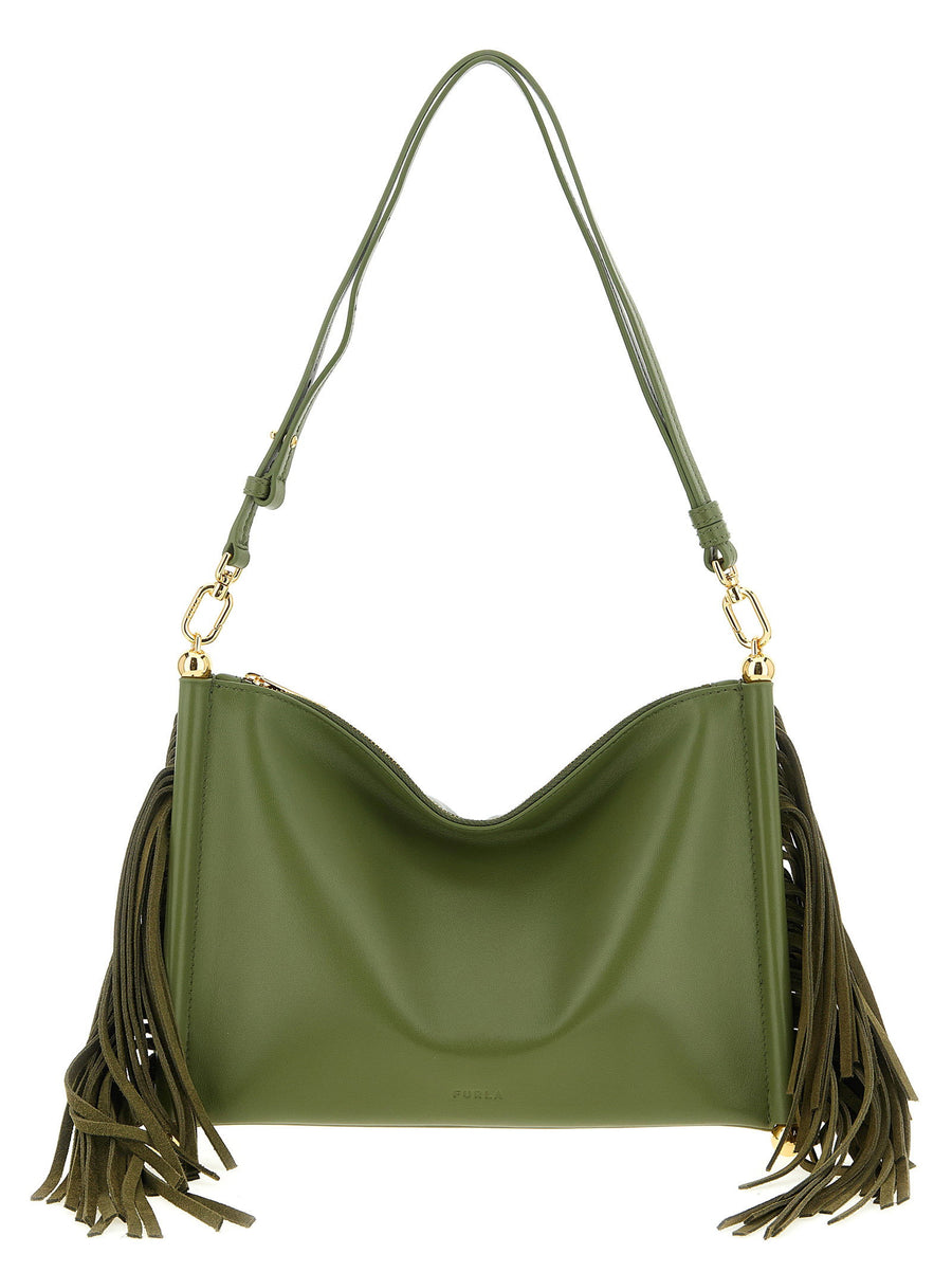 Furla Sfera Shoulder Bag — Green