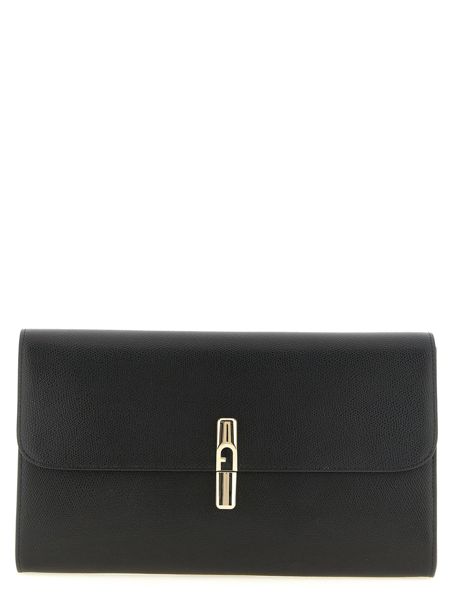 Furla Iride Clutch — Black