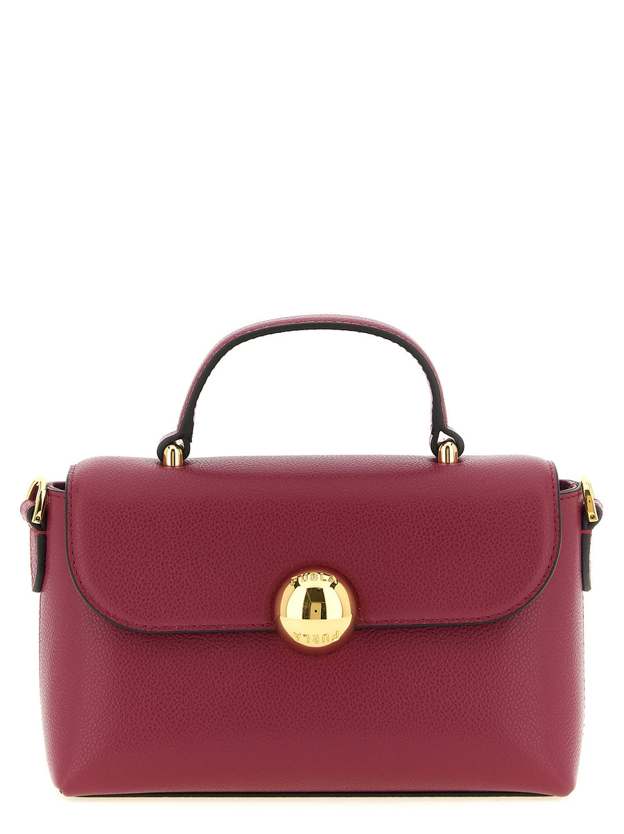 Furla Moonlight Mignon Top Handle Bag — Burgundy