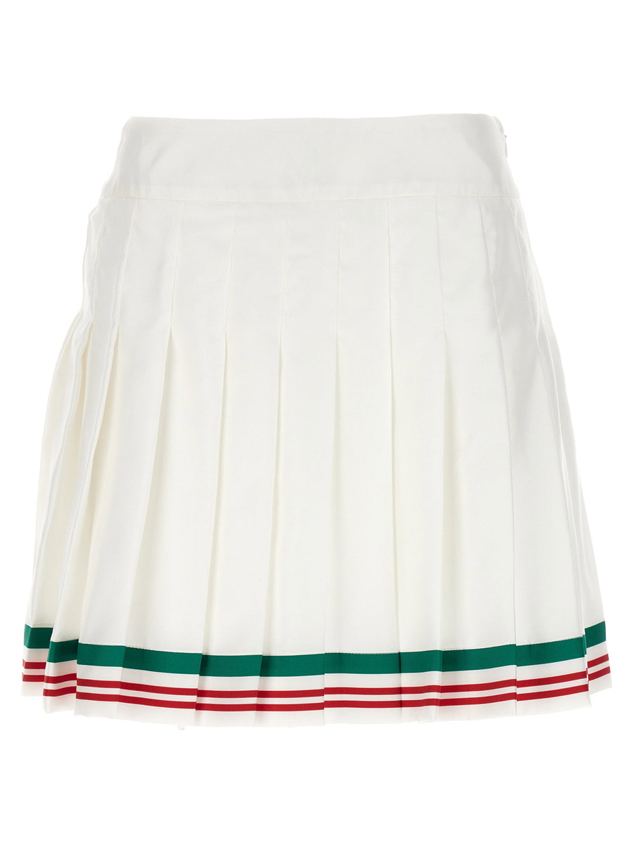 Casablanca Casa Way Skirt — White