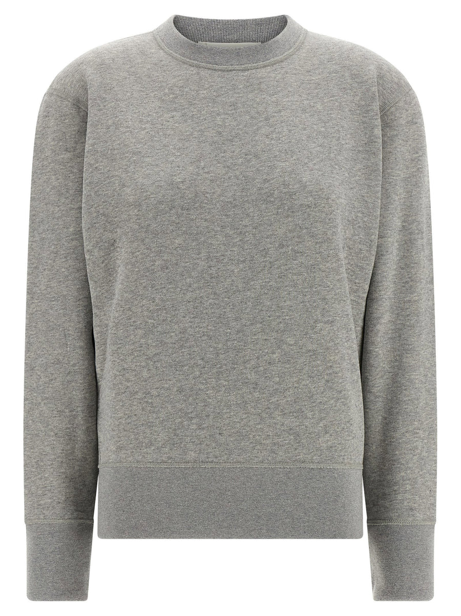Darkpark Mélange Cotton-Cashmere Sweatshirt — Gray