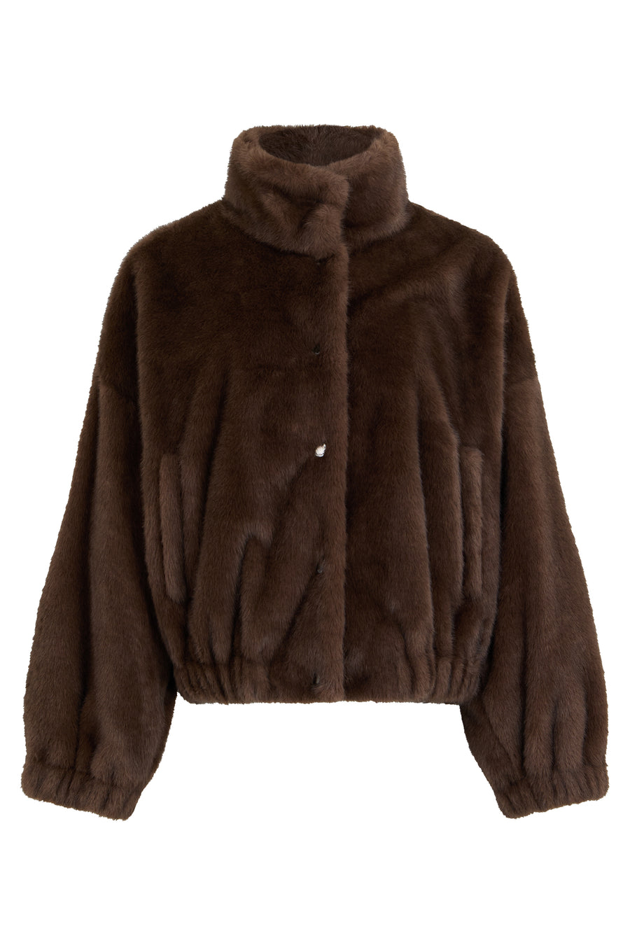 Faux Fur Jacket Mink Polyester & Shearling Coats